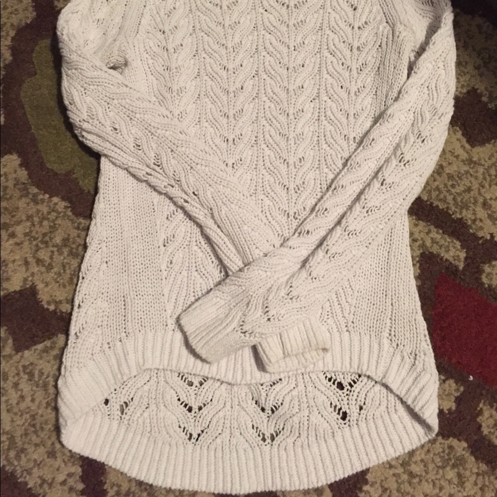 Heavy cozy white sweater